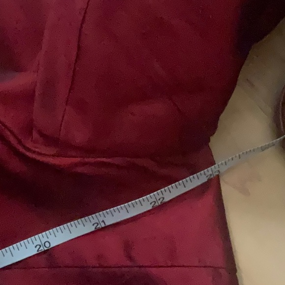 “SILKLAND WOMAN” SILKY RED FLORAL BEADED LONG BLOUSE. - Picture 11 of 12